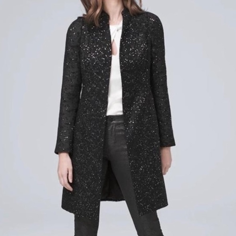 White House Black Market Sparkle Jacket